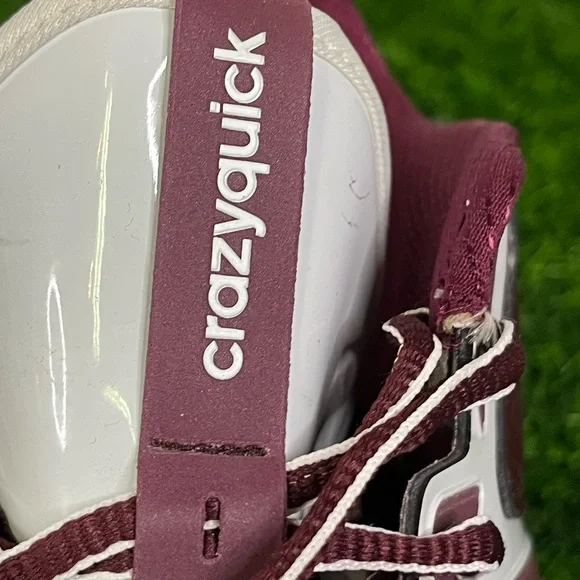 NWT Adidas Texas A&M CrazyQuick L Mens Size 13.5 Maroon White Football Cleats - Picture 8 of 15